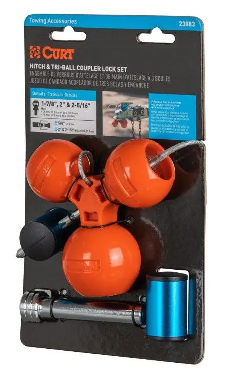 Tri-Ball Coupler Lock Set